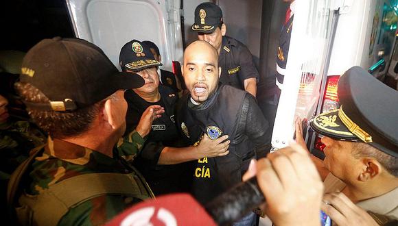 "Caracol" pasa su primera noche en la carceleta del Poder Judicial