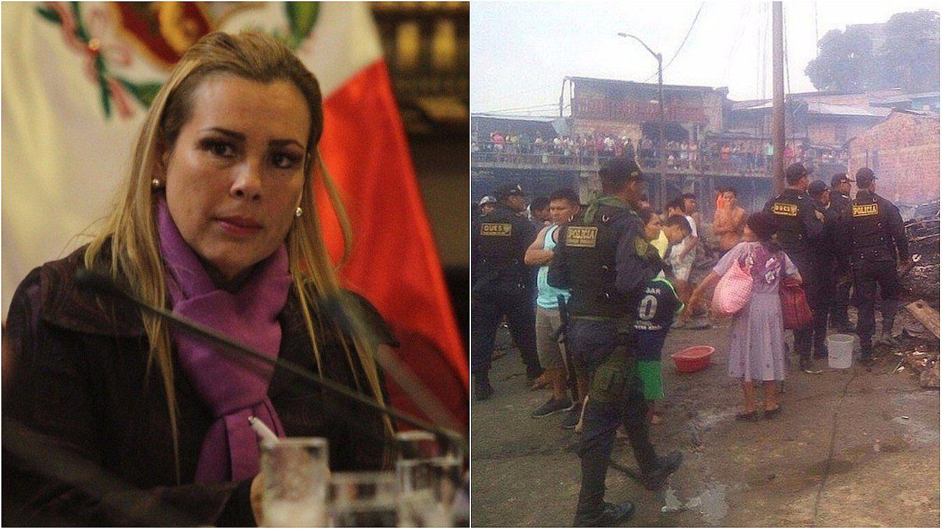 ​Fiorella Molinelli tras incendio en Iquitos: "Invito al esfuerzo de enviar donaciones"