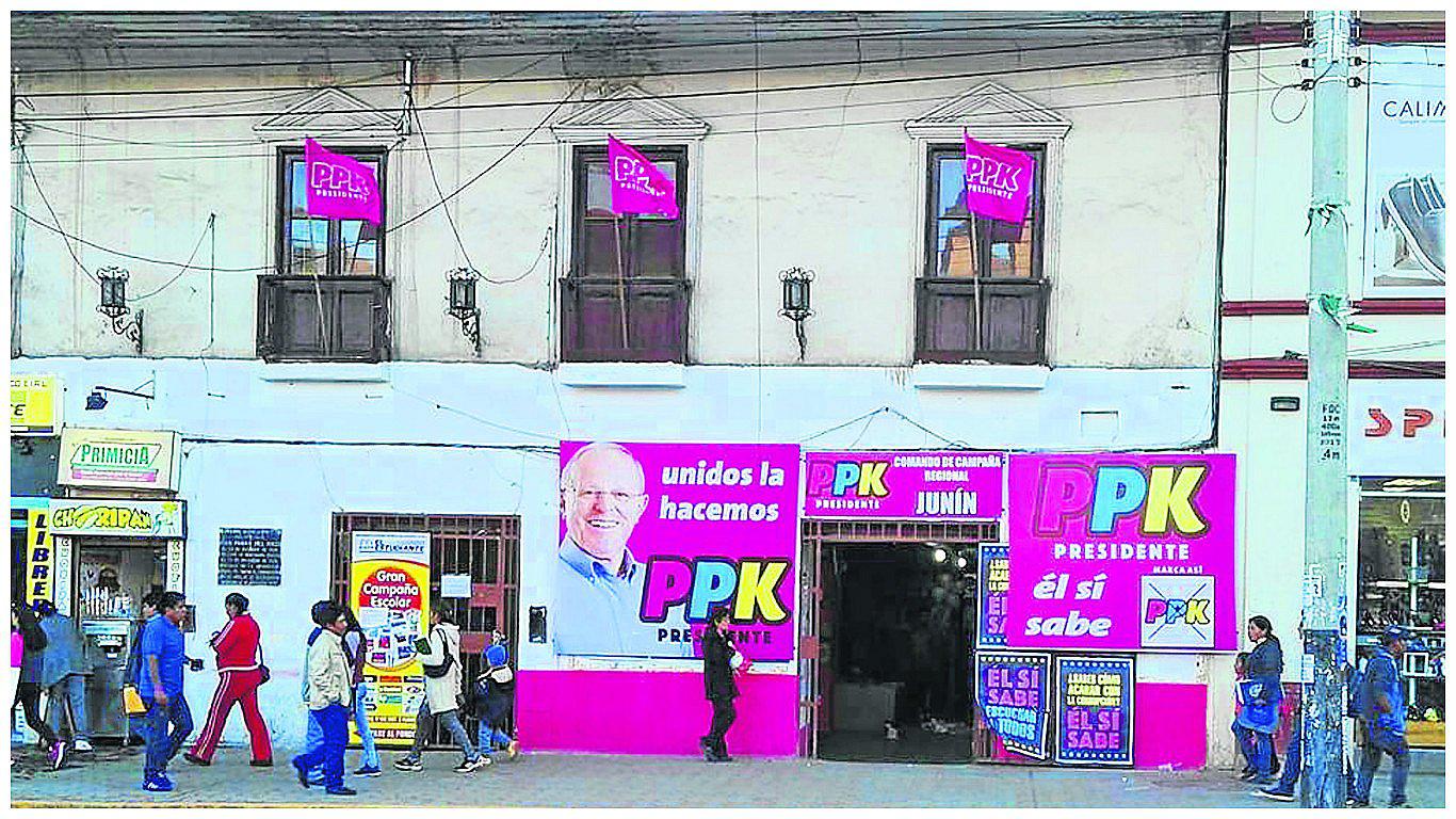 ​Peruanos por el Kambio vulneran zona monumental de Huancayo