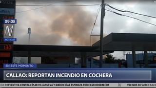 Callao: Se reporta incendio en cochera de Bellavista (VIDEO)