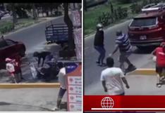 Ladrón se cae de moto cuando huía en Los Olivos