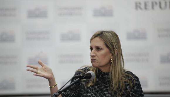 María del Carmen Alva negó que vaya a buscar la reelección como presidenta del Congreso. (Foto: GEC)