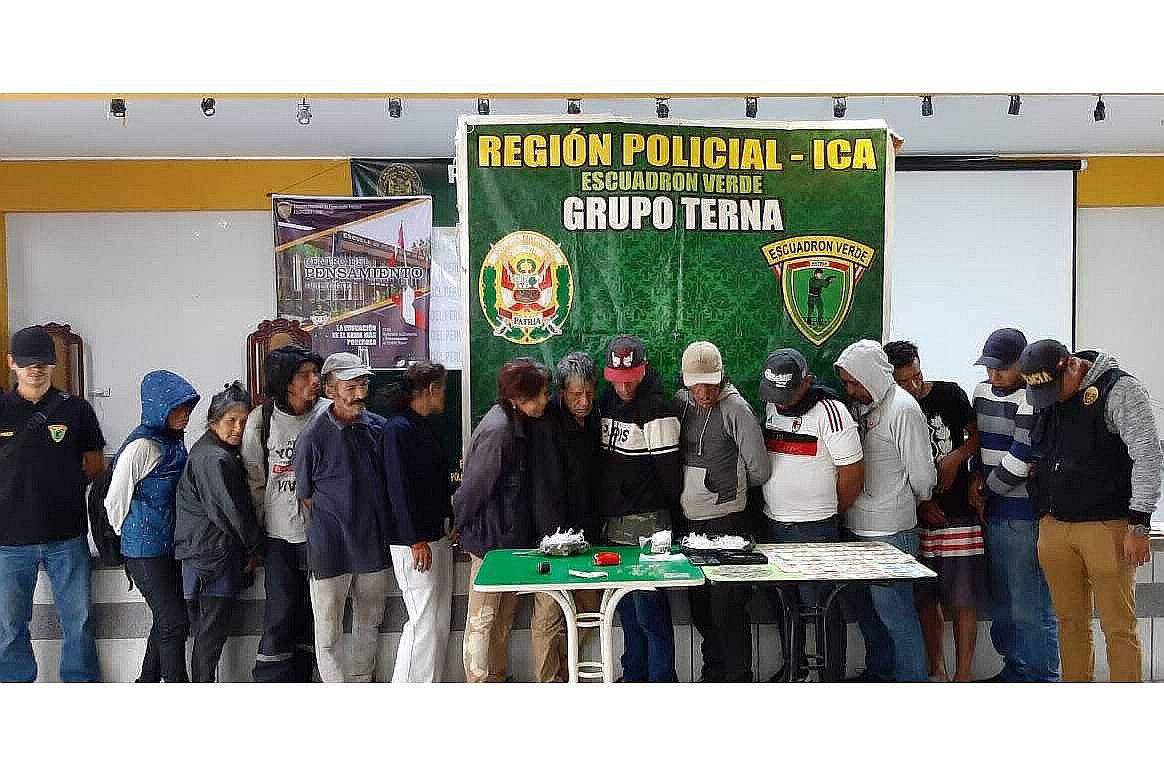 Capturan a catorce sujetos investigados por venta de droga