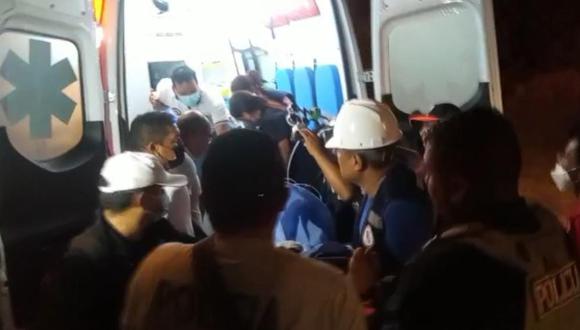 Se coordinó el traslado desde un vehículo del centro de salud de Zorritos a otro del hospital Jamo, acción que se realizó con las medidas requeridas