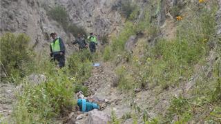 Familia entera muere al caer en una mototaxi a barranco en Chivay