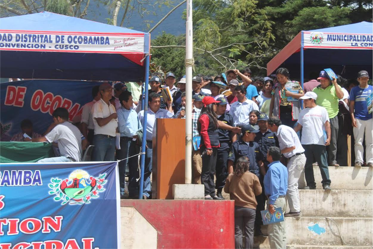 Casi agreden a consejero Curi en Ocobamba por anomalías en su gestión