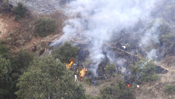 Cusco: incendios forestales en el Valle Sagrado  