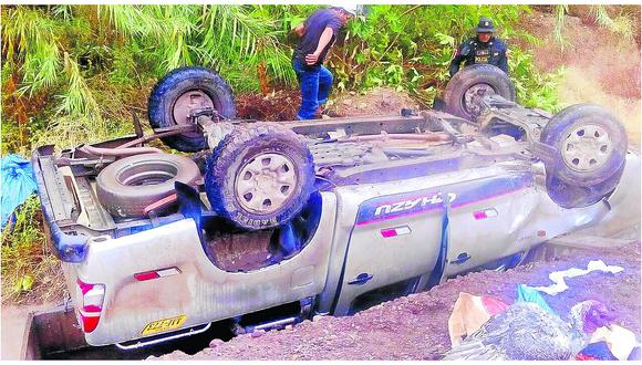 ​Dos muertos y 19 heridos dejan dos accidentes en Huancavelica