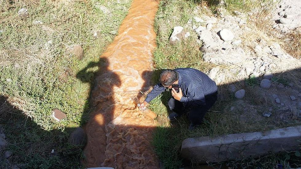 Preocupación de agricultores por cambio de color del río Huaracane