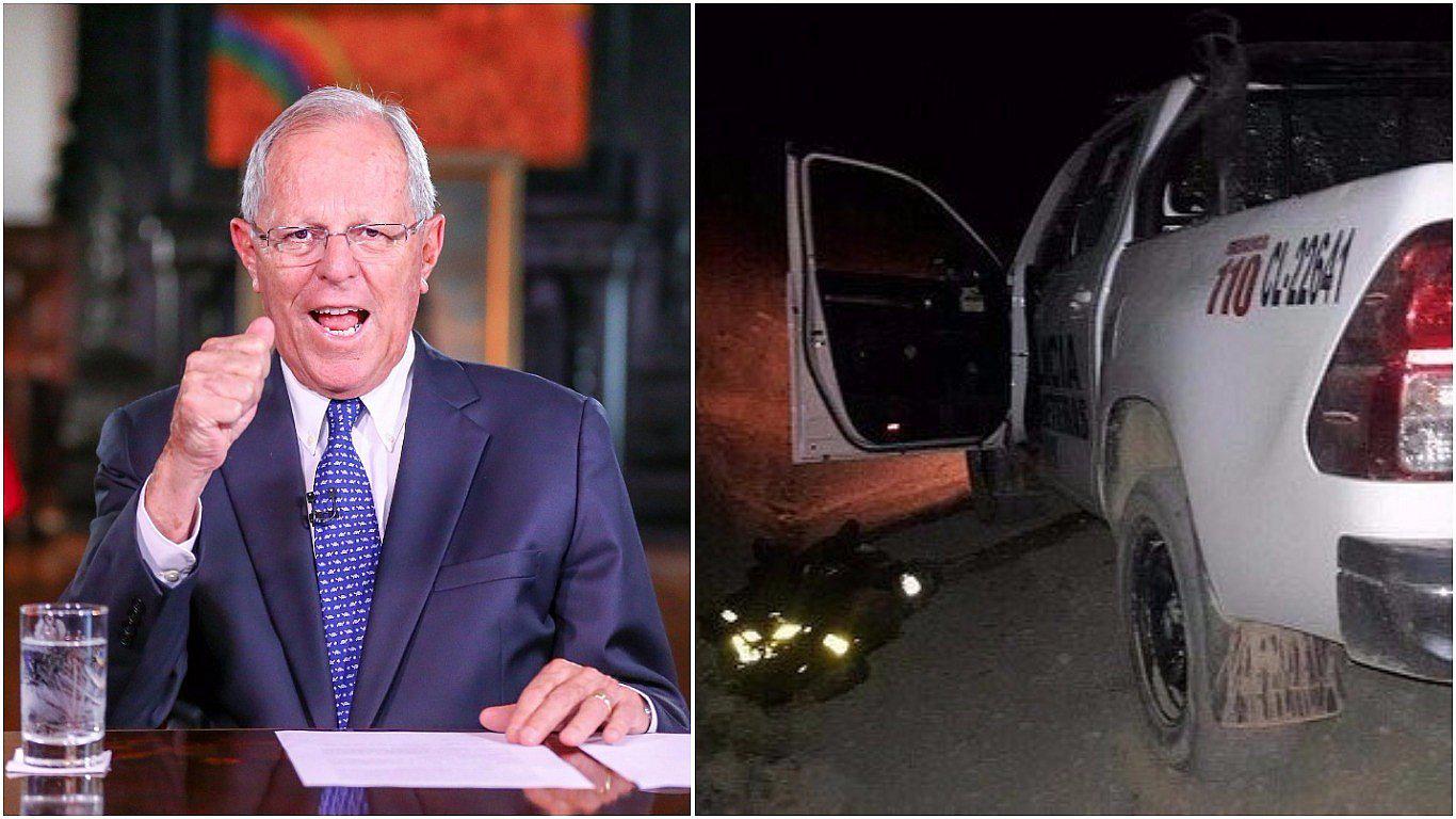 PPK: "Cobarde atentado en el Vraem enluta a PNP y a todos los peruanos"