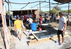 Piura: Seis viviendas de material rústico quedaron reducidas a cenizas en La Legua