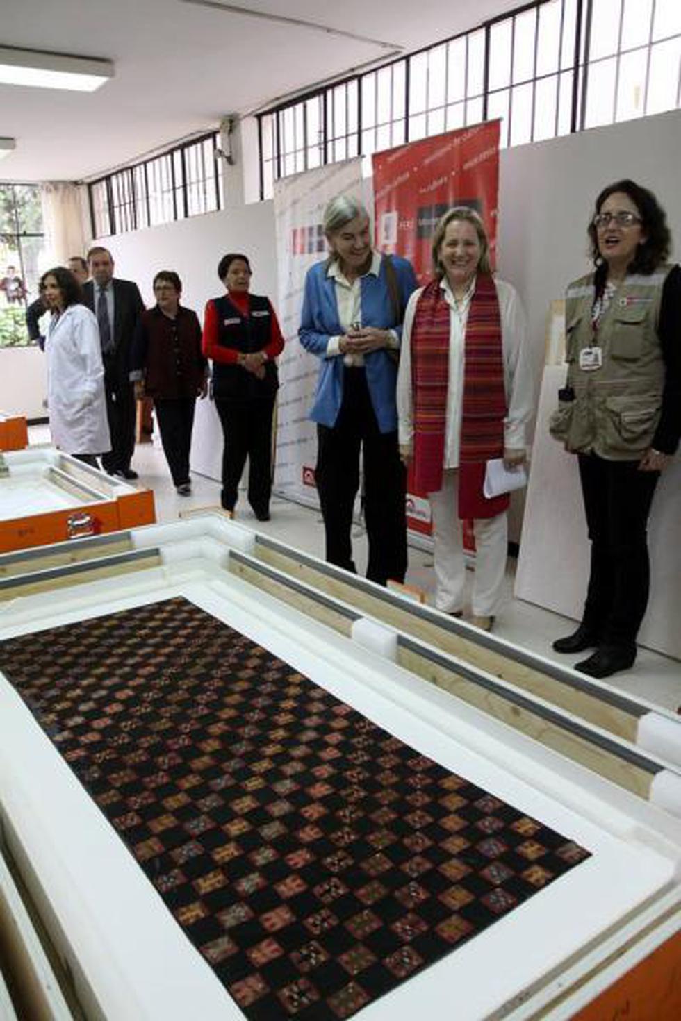 Los textiles Paracas fueron devueltos al Perú por Suecia (FOTOS)