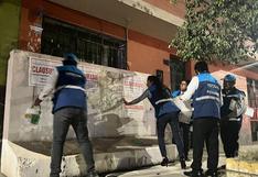 Tacna: Con bloque de cemento clausuran bar con fachada de restaurante en distrito Albarracín