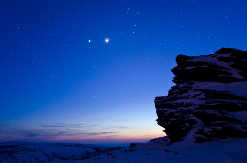 Venus y Júpiter se verán juntos y muy brillantes esta noche