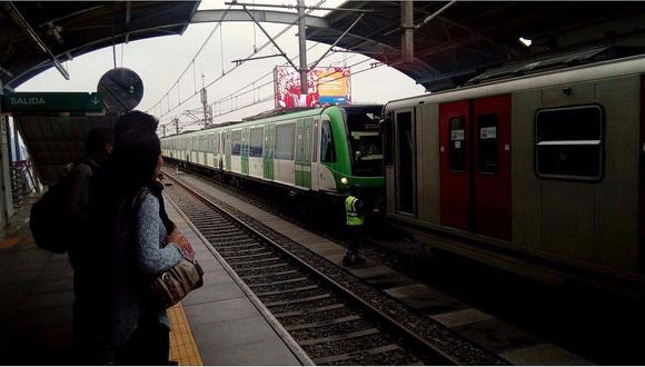 ​Metro de Lima: Tren se quedó varado en San Juan de Lurigancho 