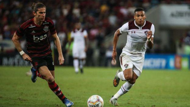 Fernando Pacheco entró en el segundo tiempo y puso en aprietos a los rivales del 'Fla'. (Foto: Fluminense)