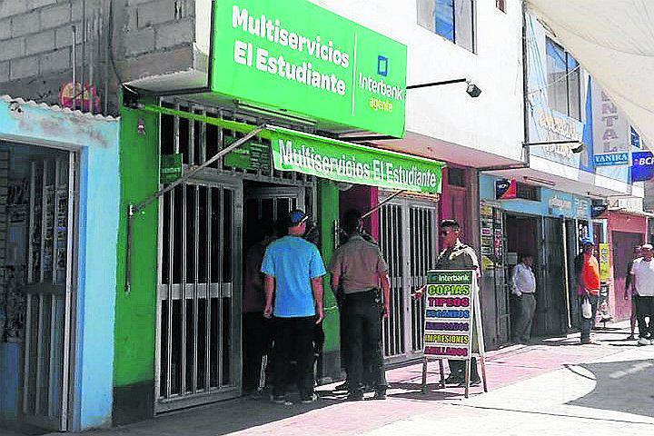 Roban agente bancario en Marcona