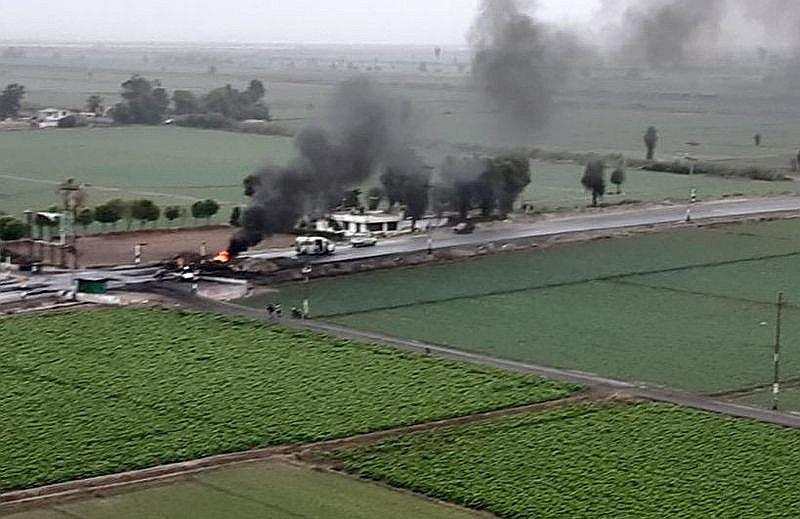 ​Manifestantes del valle de Tambo bloquean carreteras