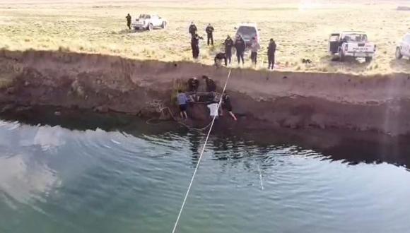 Juliaca: Rescatan cadaver de joven que se ahogó en río Cacachi