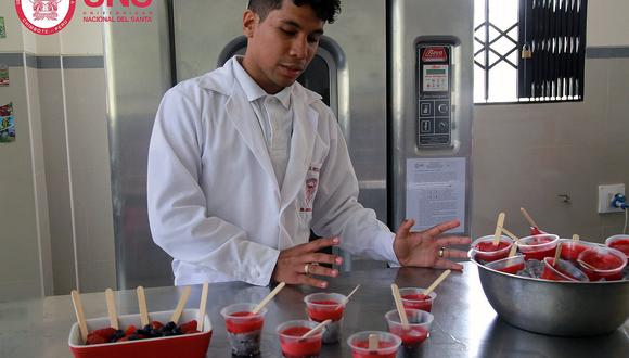 Estudiante chimbotano crea helado que combate la anemia