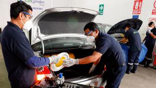 Estos son los talleres autorizados por el MTC para la conversión de vehículos livianos a gas natural