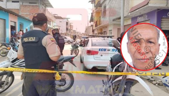 Un ciudadano peruano de 69 años fue asesinado de varios balazos de manos de sicarios en la Ciudadela 9 de Octubre, en el cantón ecuatoriano de Huaquillas.
