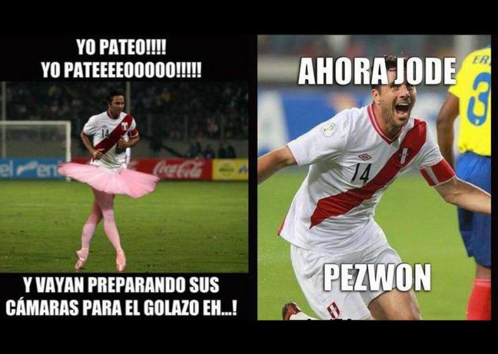 Mira los memes por el gol de Claudio Pizarro
