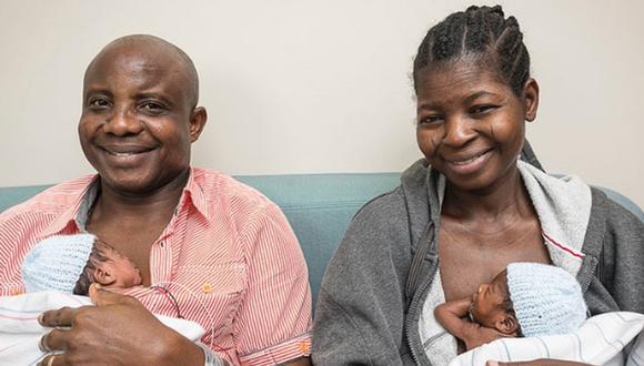 Esta familia buscaba tener un bebé pero la vida les dio 6 en un solo parto