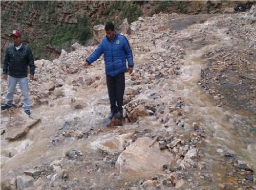  Áncash: Huayco interrumpe la vía Aija-Huarmey 