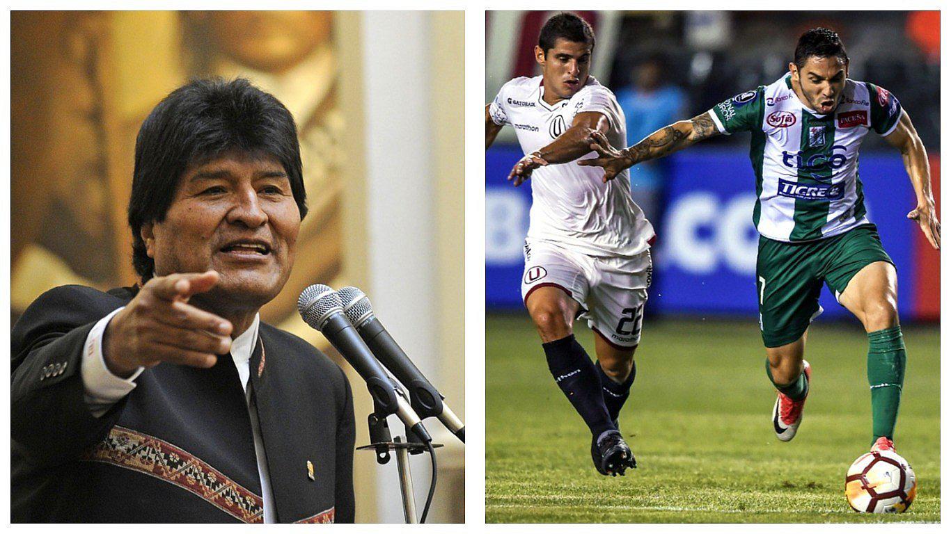Evo Morales envió mensaje tras eliminación de Universitario a manos de Oriente Petrolero 