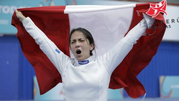 María Luisa Doig ganó el oro en esgrima de los Juegos Suramericanos Asunción 2022. (Foto: IPD)