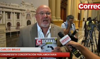 Carlos Bruce: Comisión multipartidaria del Congreso debe investigar reglaje a opositores (Video)