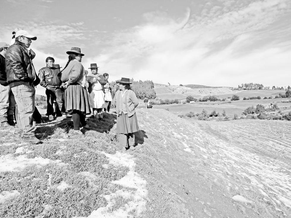 Familias, cultivos y vías  