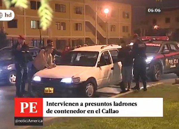​Callao: PNP captura a banda dedicada a robar containers