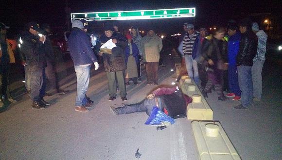 Juliaca: dos muertos deja accidente en la vía Juliaca - Cusco