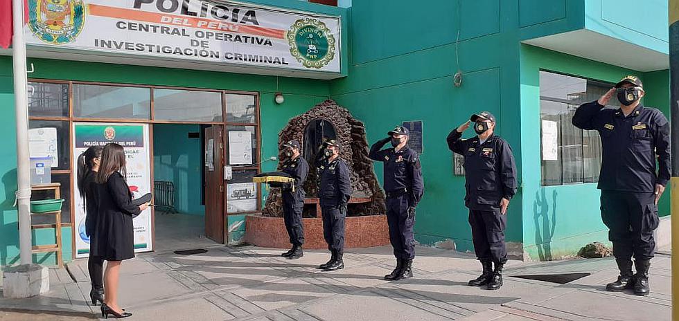 Rinden homenaje al primer policía de Tacna que murió en la lucha contra el virus COVID-19