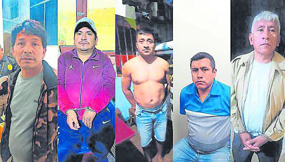 Seis miembros de red criminal que habrían usurpado y vendido terrenos ahora duermen en el penal de Chiclayo.