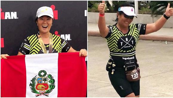 ​Keiko Fujimori participó en triatlón en medio de investigaciones de aportes de Odebrecht a Fuerza Popular (FOTOS)