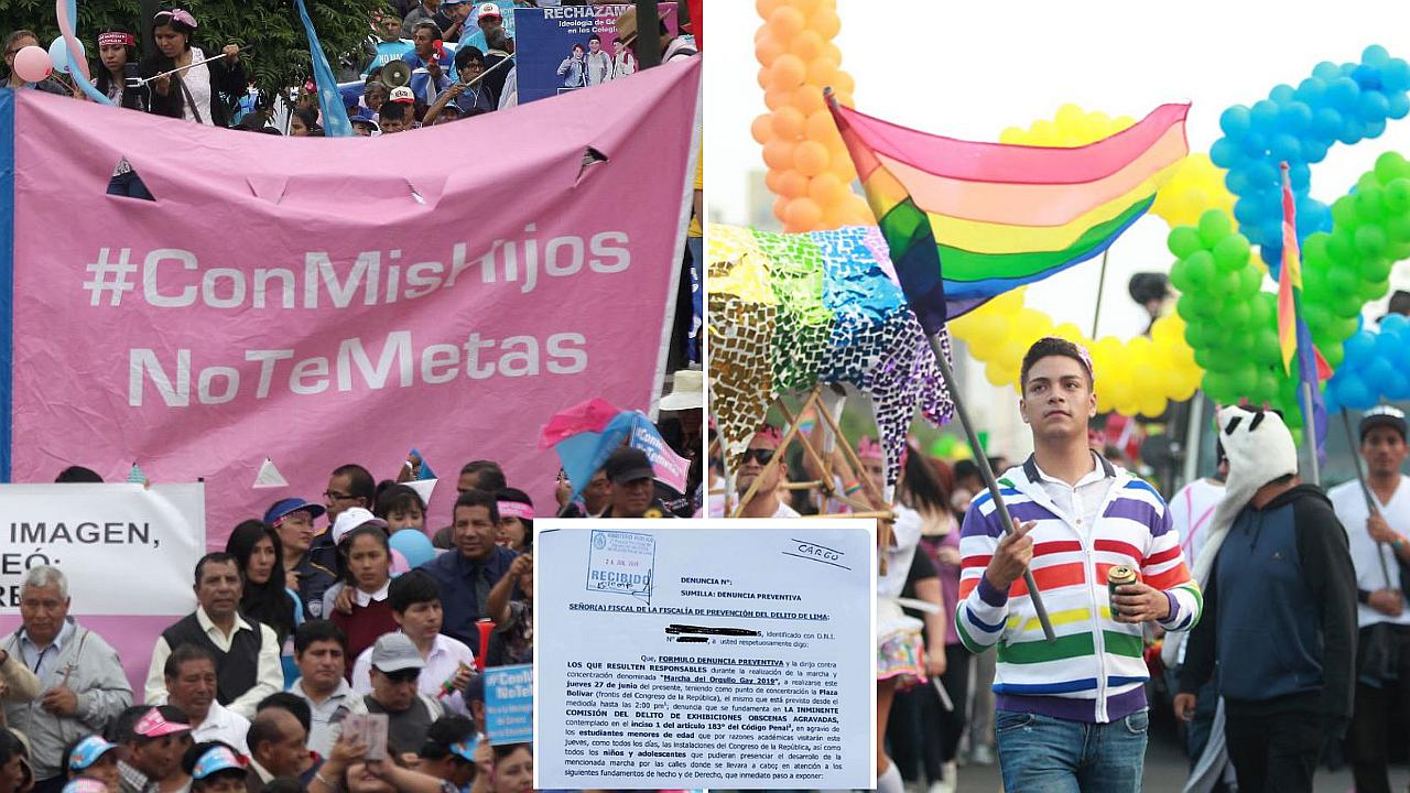 'Con mis hijos no te metas' presentó denuncia contra 'Marcha del Orgullo Gay 2019'