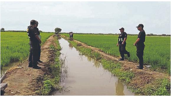 Hallan cuerpos de pareja de jóvenes en diferentes canales en la provincia de Sechura 