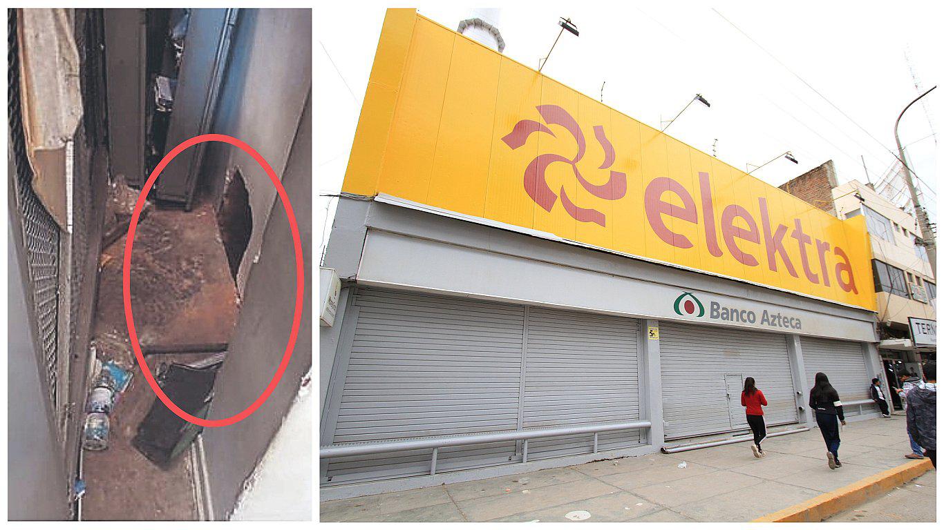 Abren forado para robar en tienda de artefactos electrodomésticos