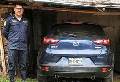 Encuentran en Huancavelica carro robado durante asalto a mano armada