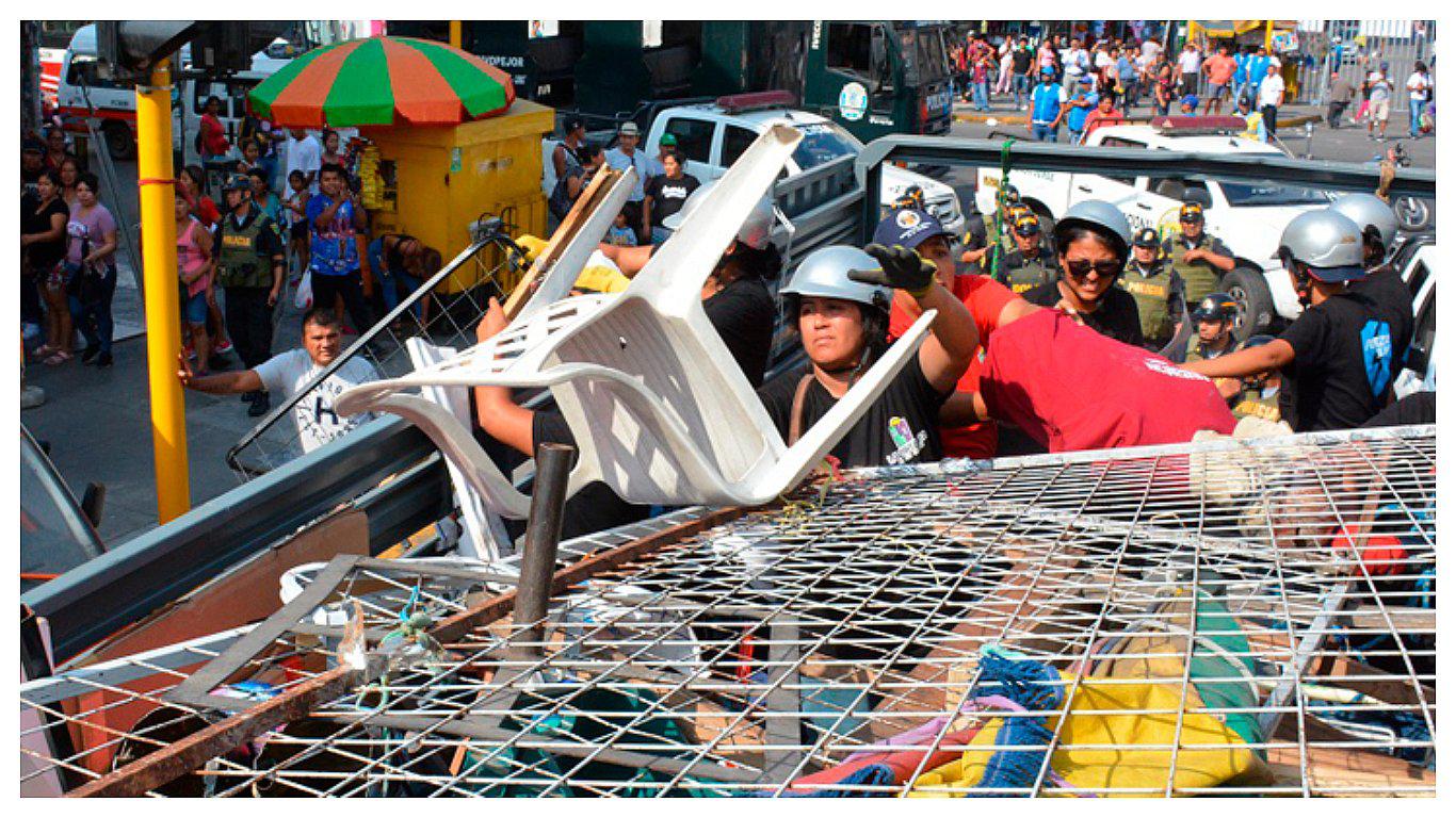 ​Gamarra: comerciantes informales deberán pagar S/2,100 para recuperar mercadería decomisada