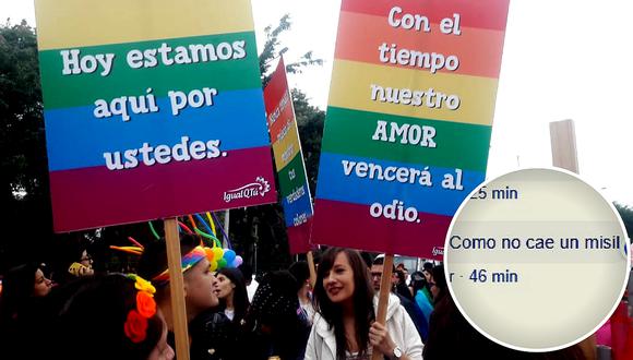 Comentarios homofóbicos invaden las redes durante Marcha del Orgullo LGTBI