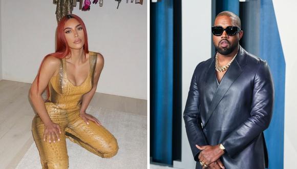 Kim Kardashian no esperó que su esposo Kanye West cuente un episodio muy íntimo de su familia. (Instagram: @kimkardashian / Foto de Jean-Baptiste Lacroix / AFP).