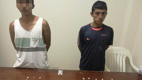 Trujillo: Dos jóvenes caen con "ketes" de PBC