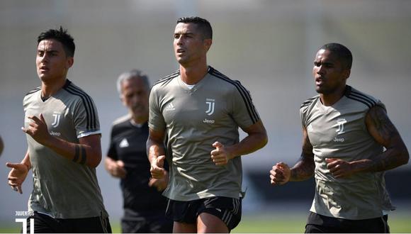 Las mejores imágenes del primer entrenamiento de Cristiano Ronaldo con la Juventus (FOTOS)