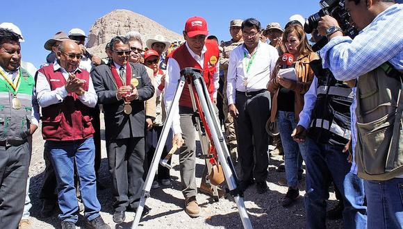Presidente Vizcarra pone en marcha proyecto de puesta en valor del cerro Baúl