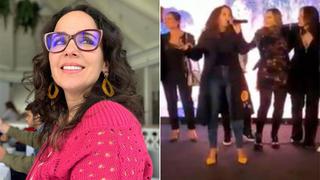 Érika Villalobos se pronuncia tras reaparecer cantando en evento público