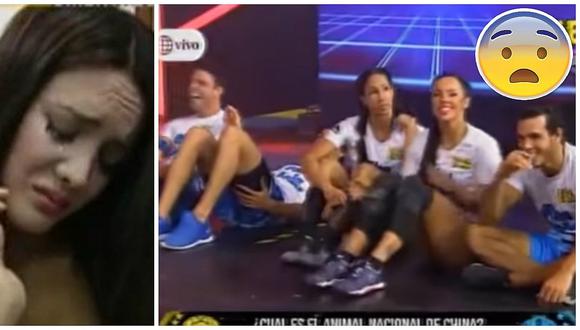 EEG: competidores hicieron llorar a Rosángela Espinoza por esto (VIDEO)